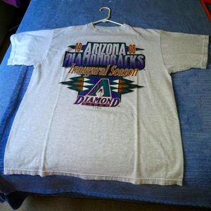 1998 Vintage Diamondbacks Inaugural T-shirt; X-Lg.